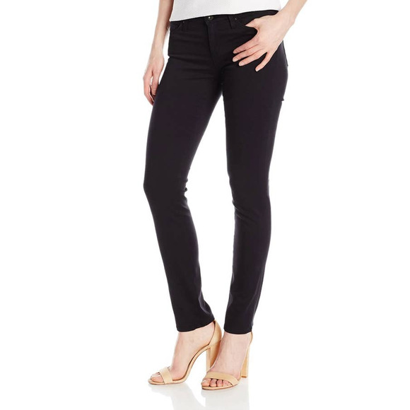 AG Adriano Goldschmied The Stilt‎ Cigarette Leg Black Jeans Size 28R - Picture 1 of 9